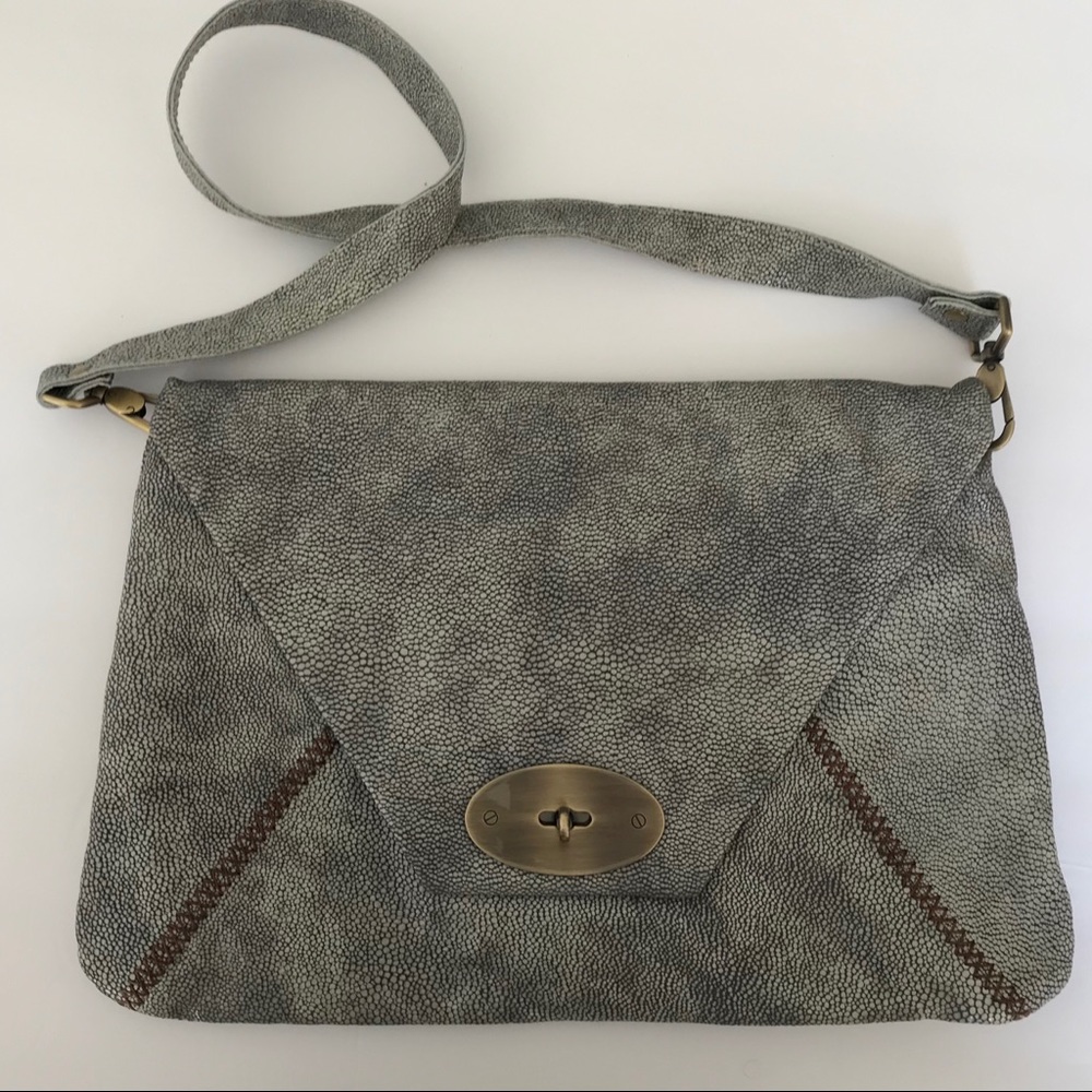 Carla Mancini Stingray Print Envelope Handbag